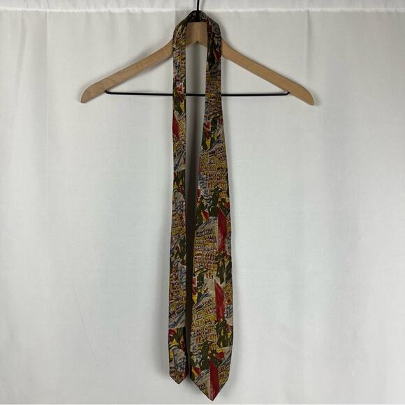 100% Silk Wine Theme Tie Sommelier Vintner Winery Legacy by Belle - Picture 6 of 6